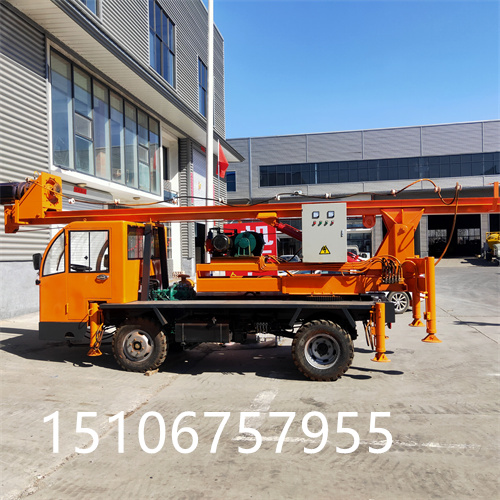 供應農用地基打樁機 四輪液壓打樁機 大功率農用果園鉆機
