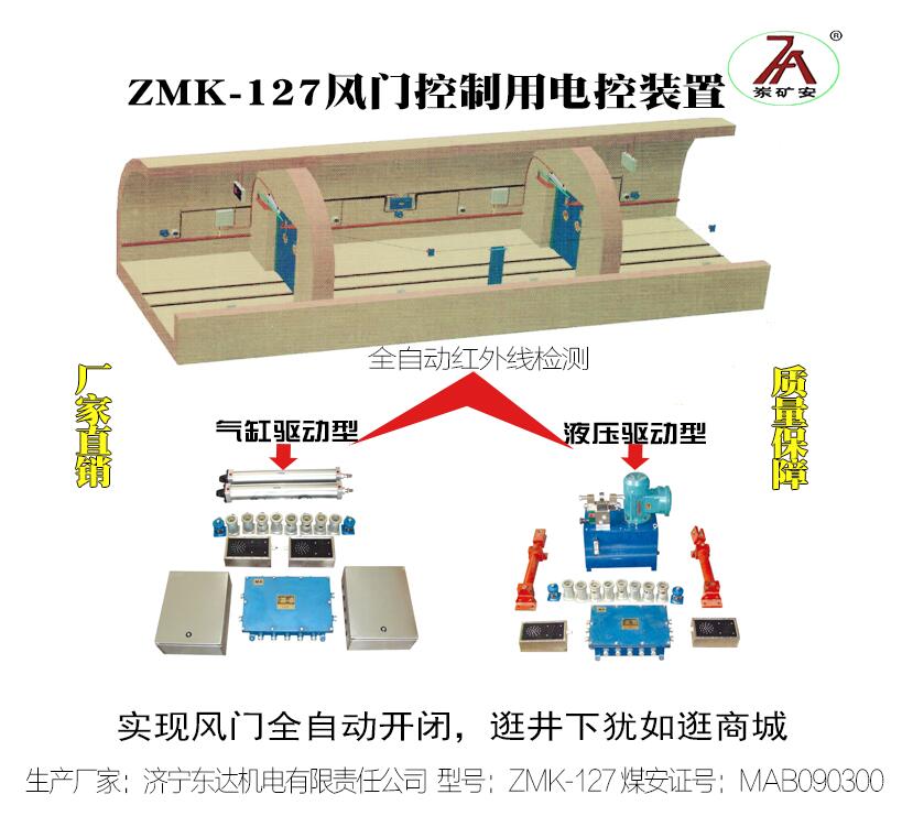 礦用氣動風門電控裝置ZMK-127（A） 可自動和手動控制