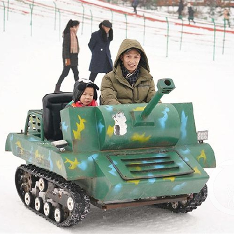 戶外仿真游樂設備 兒童游樂坦克車 四季游樂設備 全自動油電混合jy85