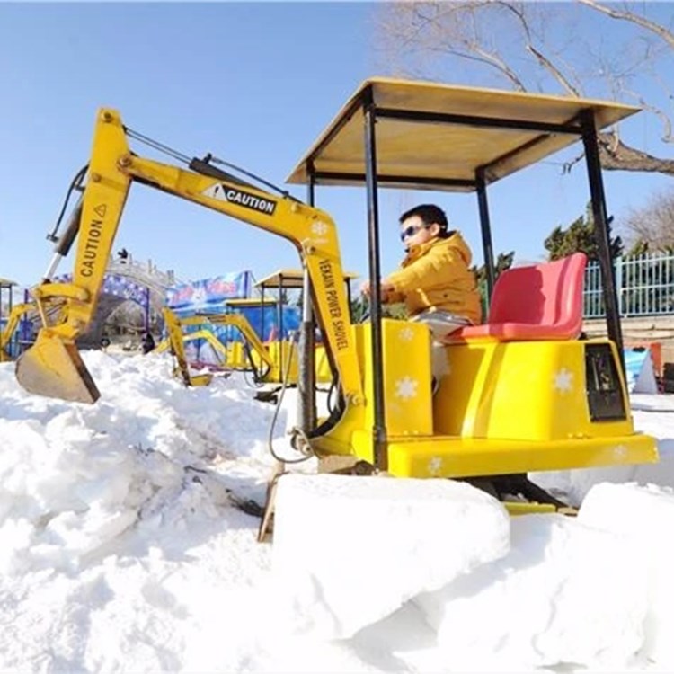 挖掘機兒童仿真挖土機機械樂園手柄控制