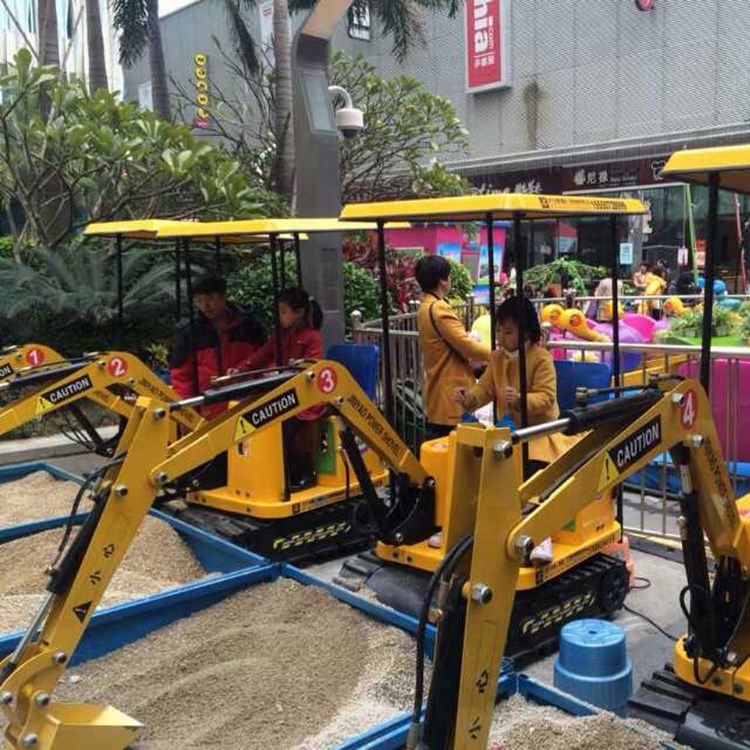 機械工程樂園 仿真游樂設備 兒童電動挖掘機 室內外四季游玩項目