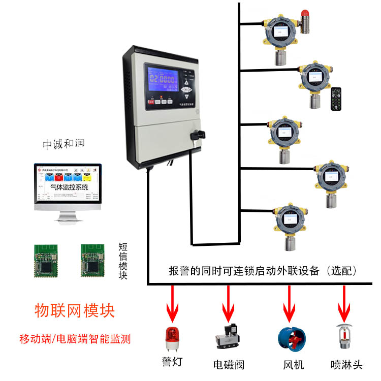 化工廠GDS氣體檢測(cè)報(bào)警系統(tǒng)