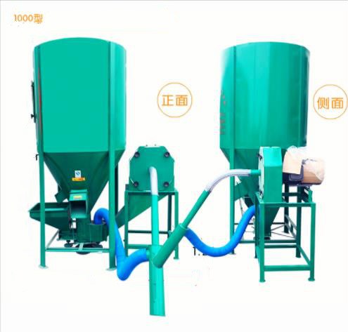 一拖二式飼料攪拌機雙胞胎粉碎機