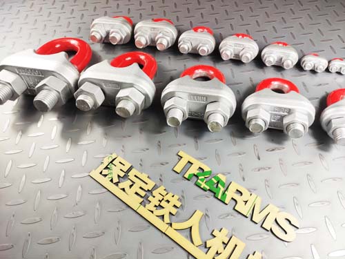 鋼絲繩卡頭夾頭U型夾繩扣 緊繩器6mm8mm10mm