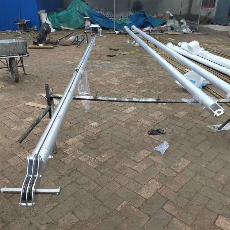 倒落式大型人字立桿器 三足鋁合金抱桿 分體立桿機