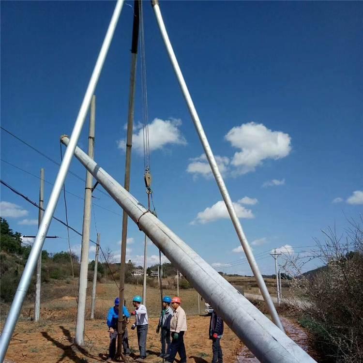 格構式鋁合金獨角抱桿 立電桿拔桿