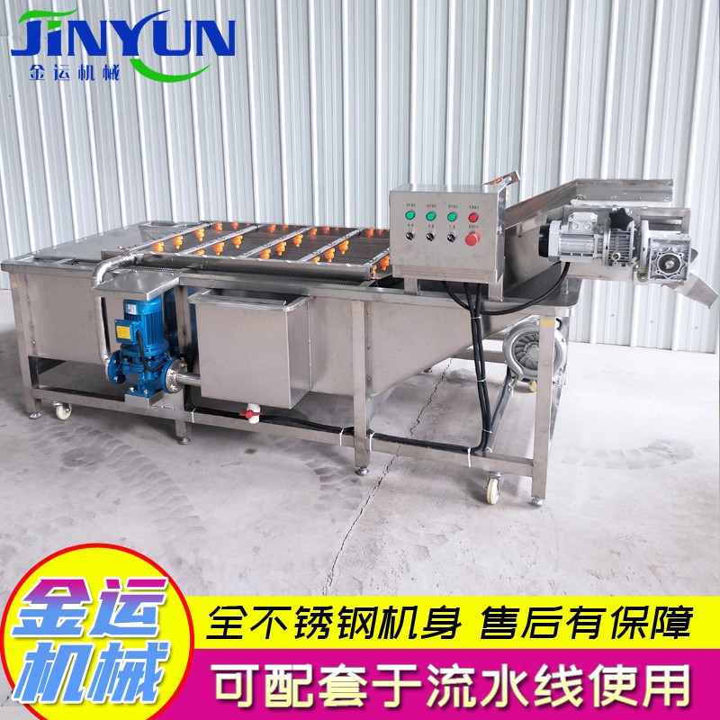 大型全自動紅棗氣泡清洗機(jī) 秋葵氣泡清洗線 山楂黃瓜氣泡清洗機(jī) 桑葉氣泡清洗線