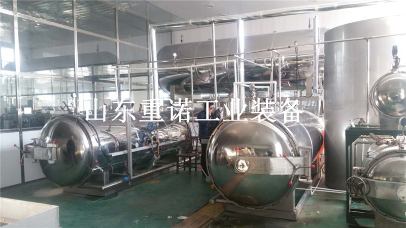 殺菌鍋圖片-殺菌鍋的蒸汽用量-扒雞殺菌鍋