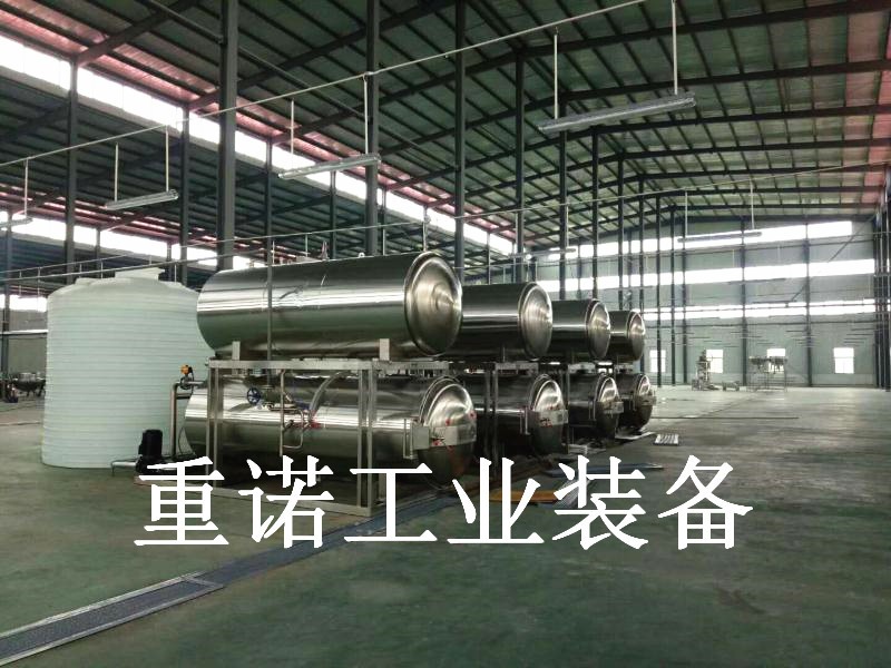 殺菌鍋的蒸汽用量-扒雞殺菌鍋-反壓殺菌鍋