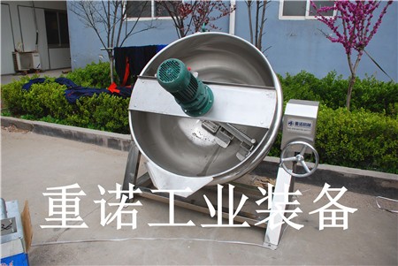 不銹鋼夾層鍋_固定式夾層鍋結構設計_可傾式炒鍋
