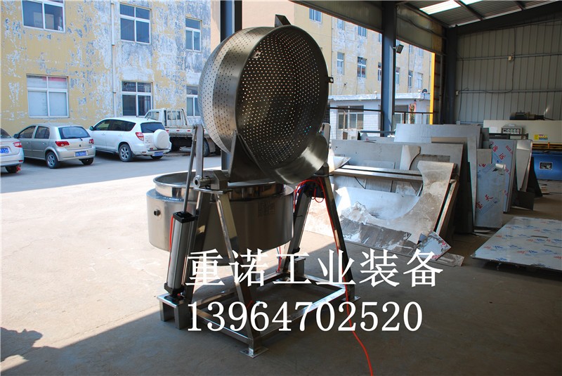 溫州夾層鍋 蒸汽夾層鍋圖片 帶攪拌電加熱夾層鍋