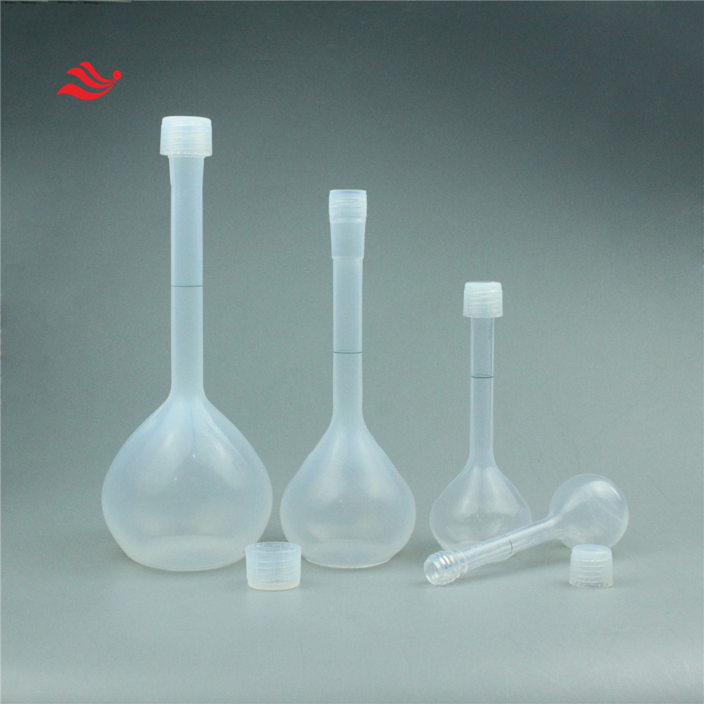 半導(dǎo)體PFA容量瓶25ml耐酸堿無(wú)色A級(jí)pfa容量瓶50ml